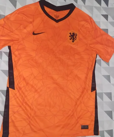 Camisa Holanda Home 2008 Masculina Torcedor Nike - Laranja