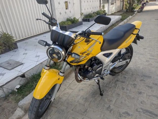 Honda cbx 250 twister,2008, amarela, r$ 6.500 em Brasil