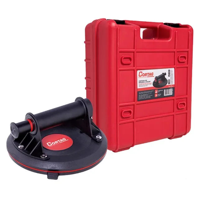 Ventosa de Sucção a Vácuo Manual com Maleta 8" 200mm 120Kg Cortag 62366