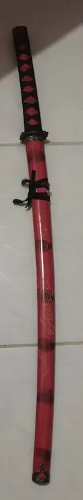 Katana Decorativa Vermelha - Foto 2