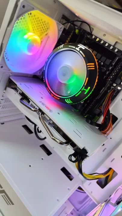 PC Gamer Xeon 2650 V4 16 Gigas Memória - SSD  - Placa de Vídeo RX 580 8 Gigas - Somos Loja - Foto 4