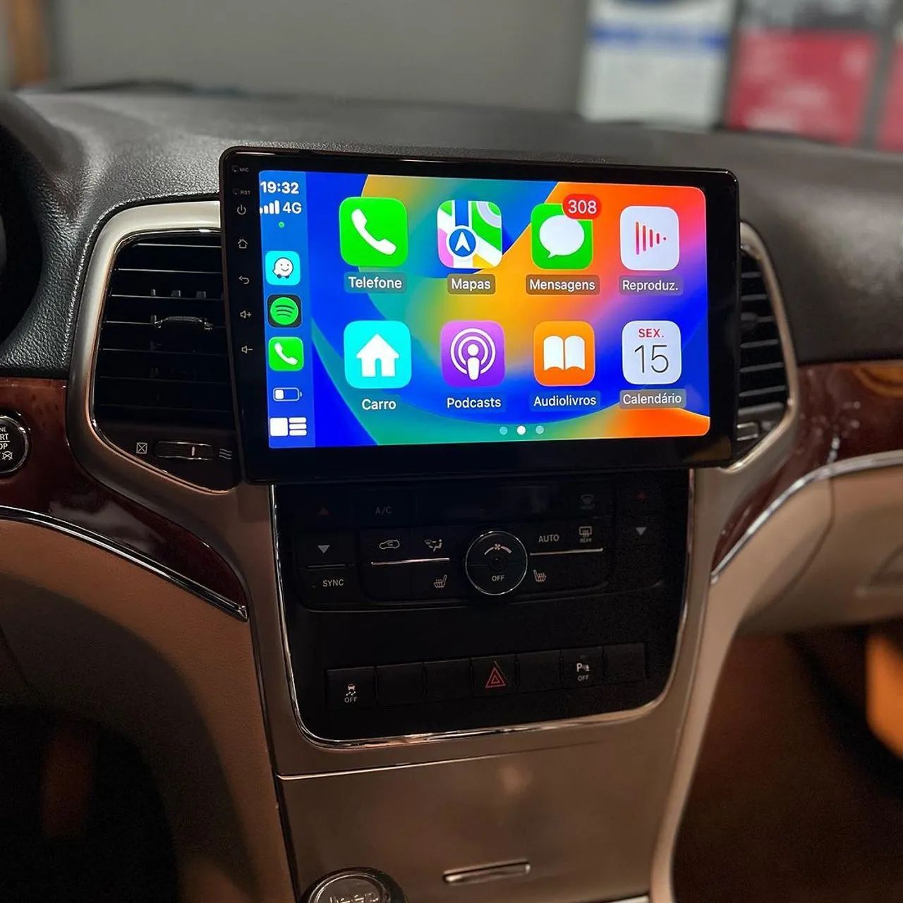 Multimídia jeep gran cherokee cherokee 9 polegadas  - Foto 4