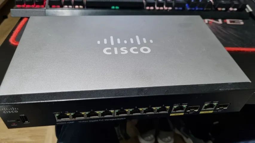 Switch Cisco SG350-10MP (Gerenciável)em estado de novo - Foto 2