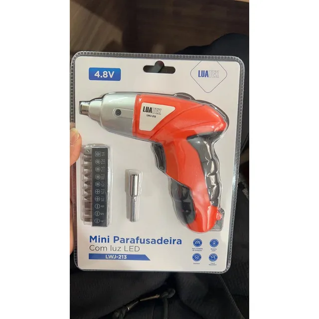 Parafusadeira Sem Fio Recarregavel Bivolt + Acessórios