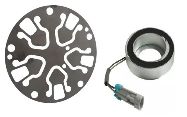 Placa e Bobina Embreagem Magnética Delphi Sanden Denso Compressor Ar Condicionado Veiculos