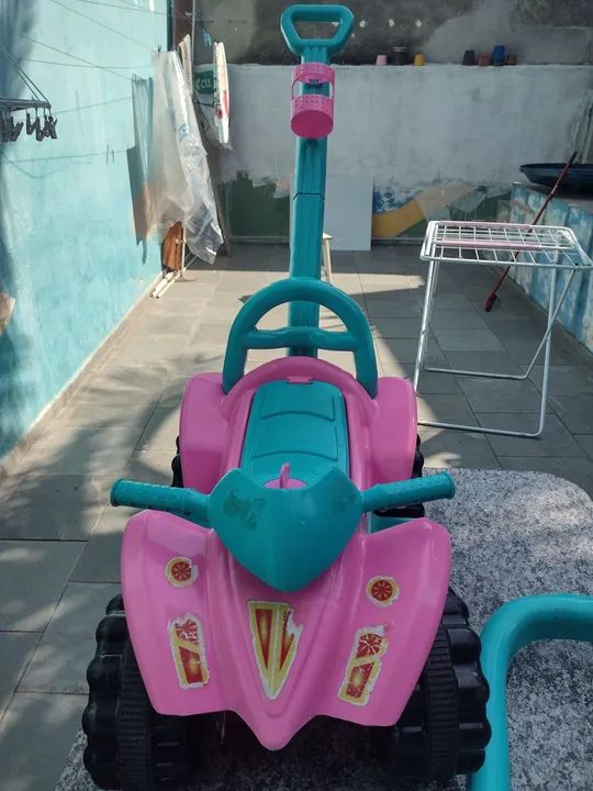 Vendo Quadriciclo KidToys, usado - Foto 3