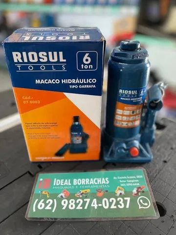 Macaco hidraulico garrafa 6 toneladas - Riosul