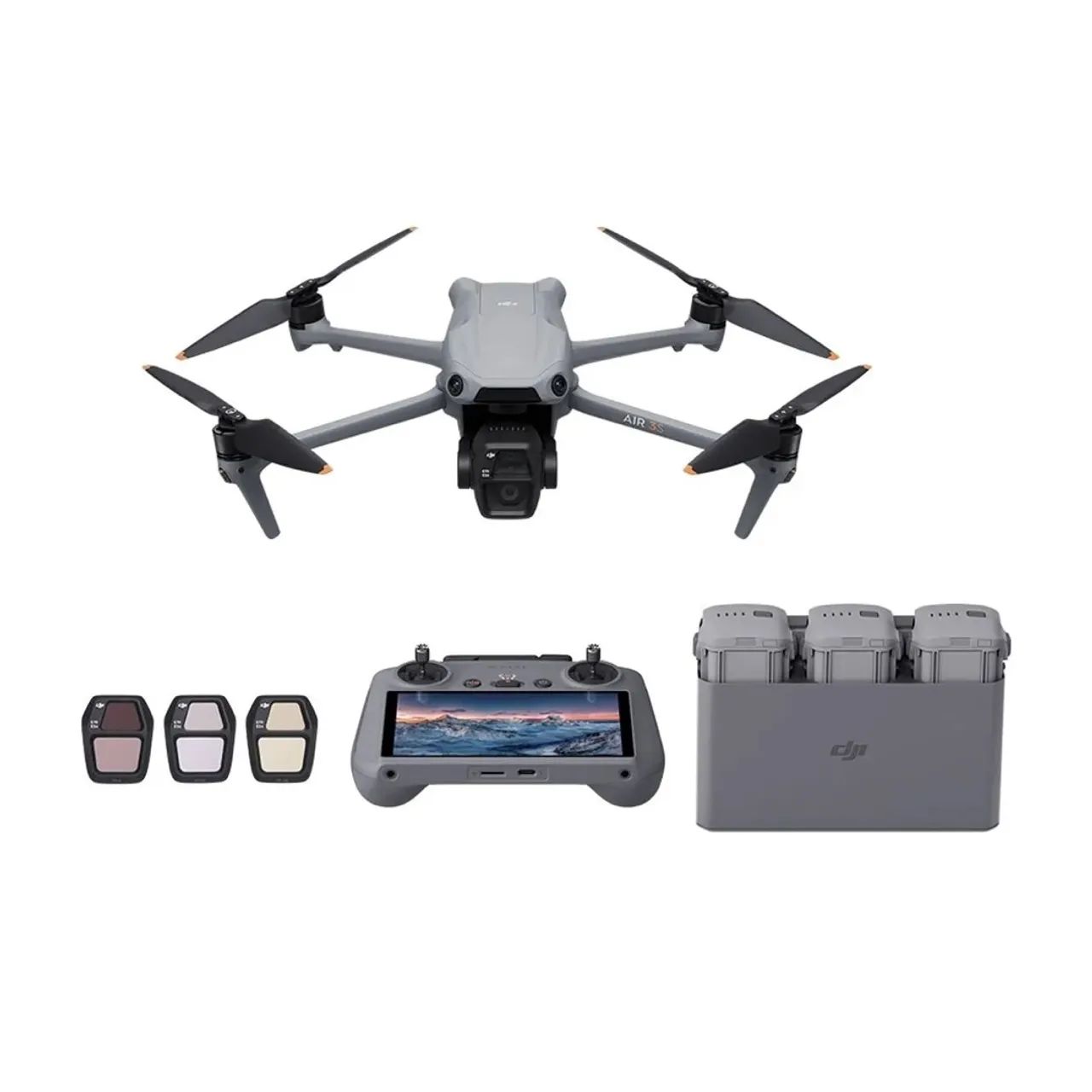 Drone DJI Air 3S Fly More Combo Com Tela Novo Lacrado 