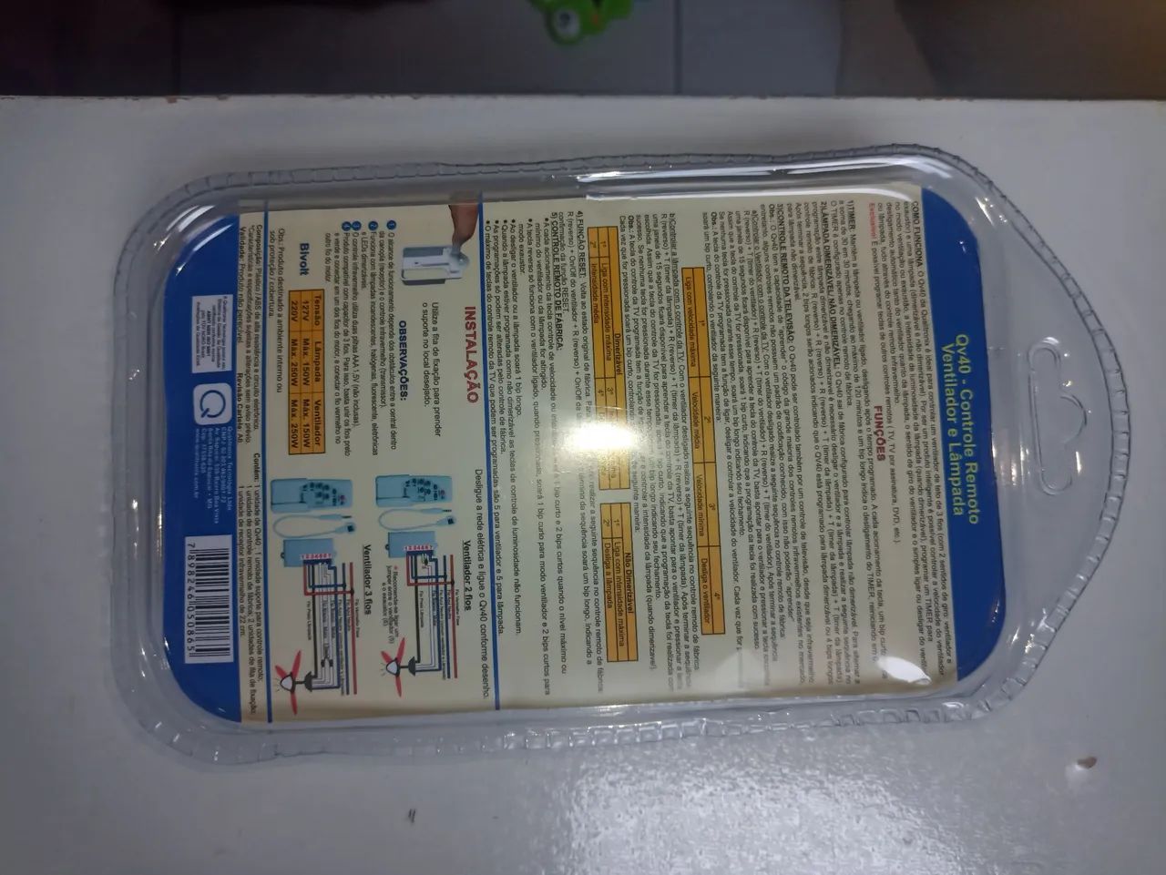 Controle remoto para ventilador de teto  - Foto 3