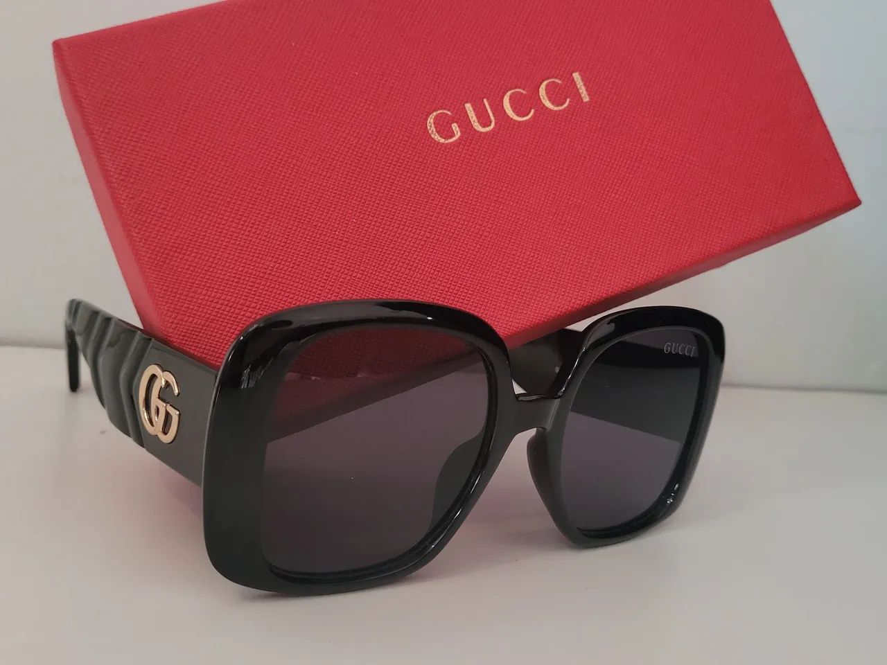 Óculos de sol Gucci Retrô Novo - Foto 3
