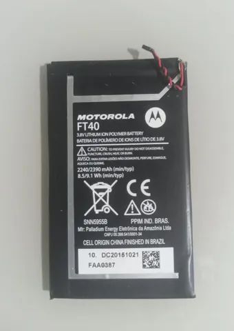 Bateria Motorola Moto E2 Xt1514 Ft40 Original Retirada