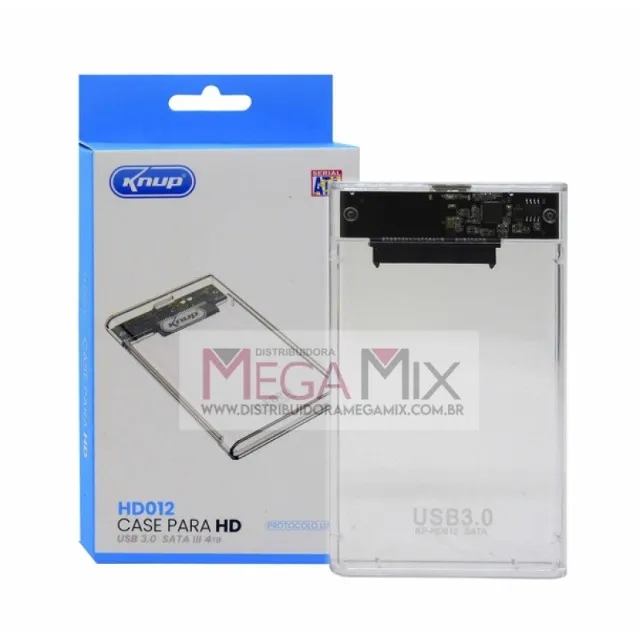 Case para HD Sata 2.5'' USB 3.0 Externo KP-HD012 003165