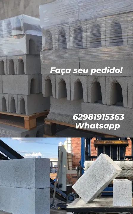 Blocos de Concreto Compre Diretamente Da Fábrica 3.60$ - Foto 4