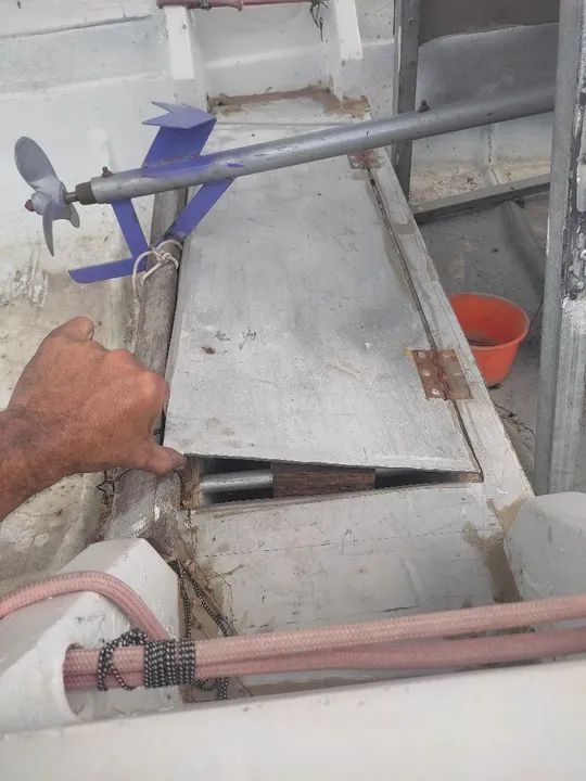 Barco de fibra em ótimo estado - Foto 7