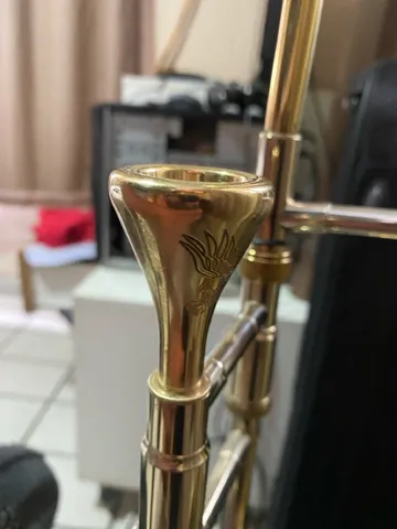 Bocal Prateado Trombone Pisto Bombardino Calibre Fino Weril vtb