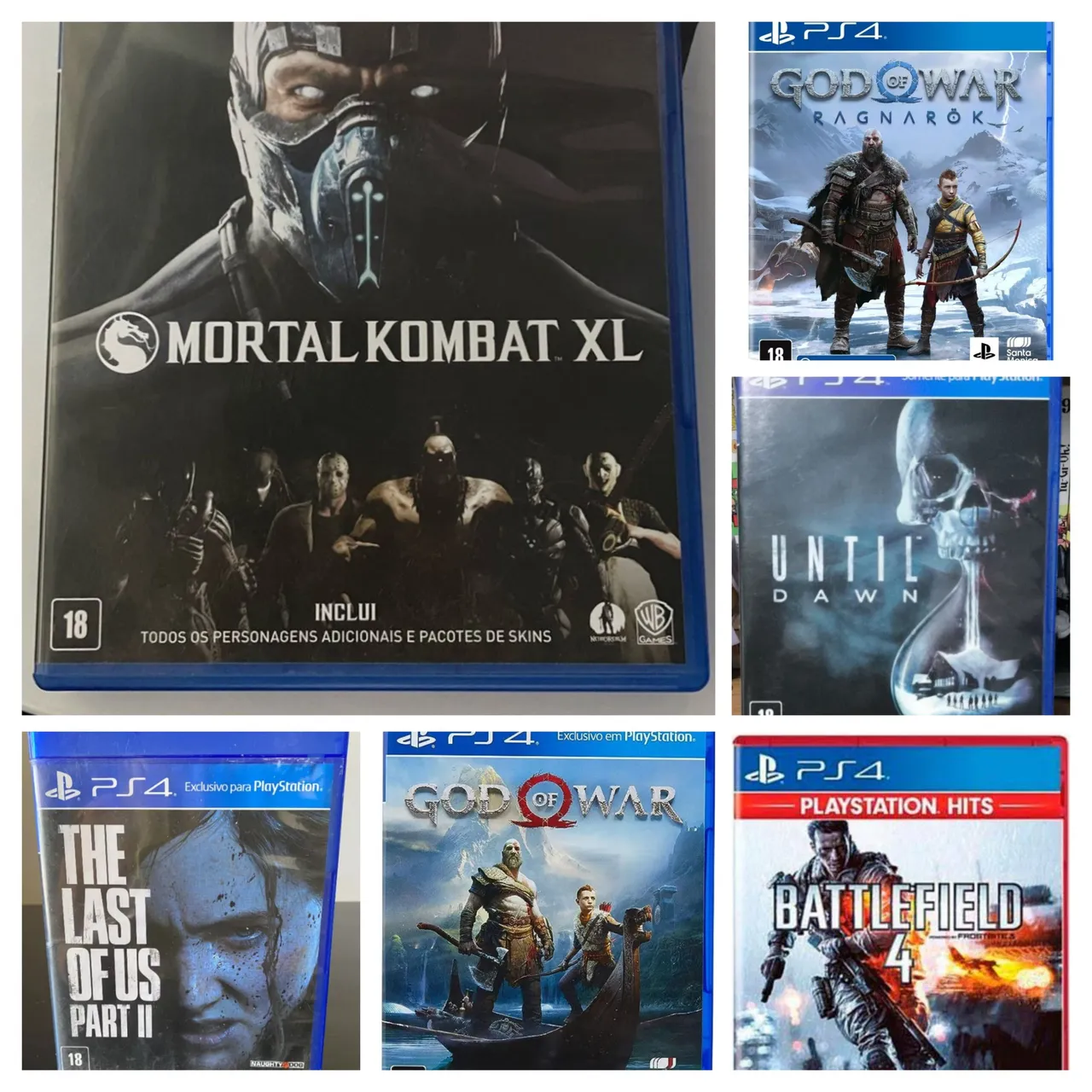 PS4: Jogos Novos/Seminovos (a partir R$60 cada) na TILTY'S GAMES do Setor União)