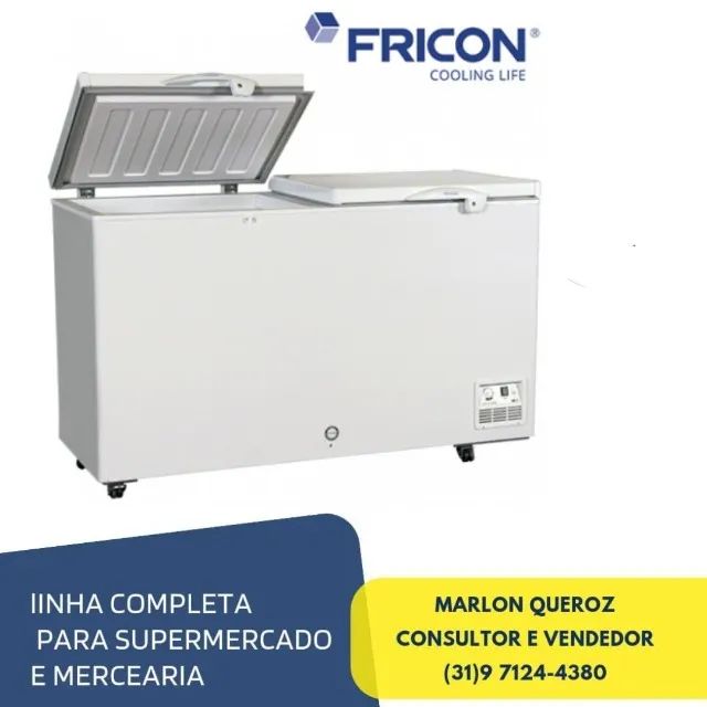 Freezer Horizontal Industrial 503L Fricon