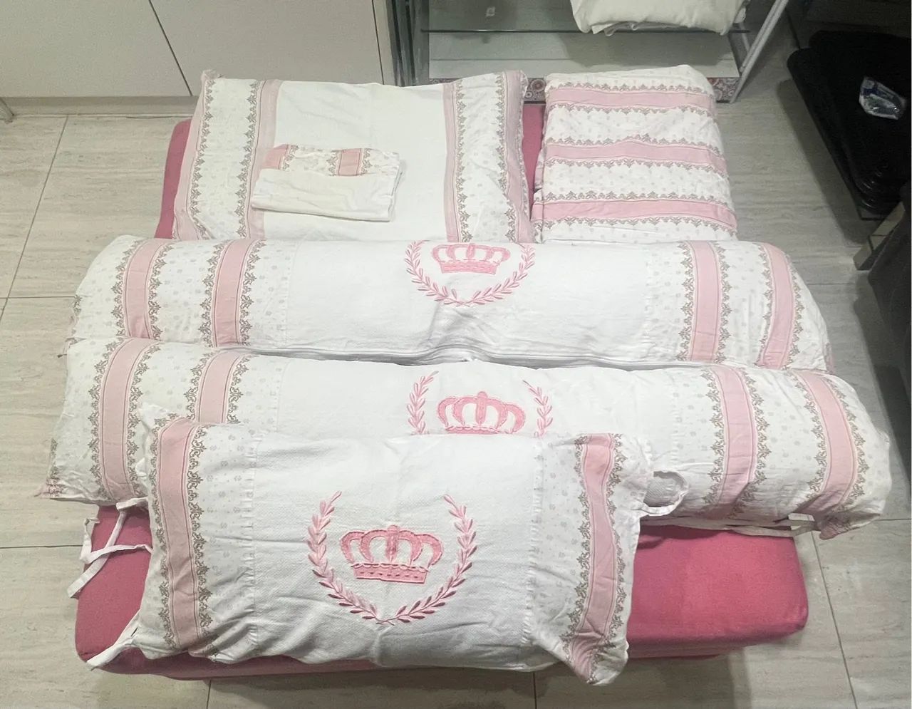 Kit berço para bebê menina - Foto 3