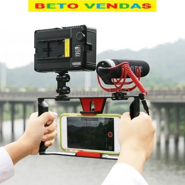 Gaiola Estabilizadora Para Celular Em Plastico Abs - Foto 3