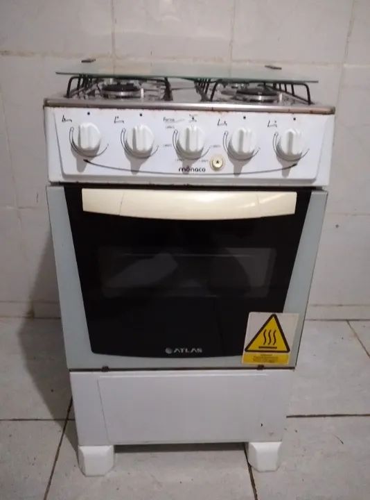 Foga?o 4 Bocas Atlas Mônaco Pouquíssimo usado! - Foto 2