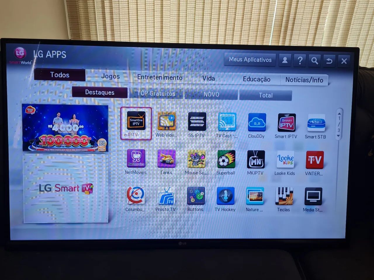 Tv 55" LG, LED, FULL HD. NÃO É SMART  - Foto 3