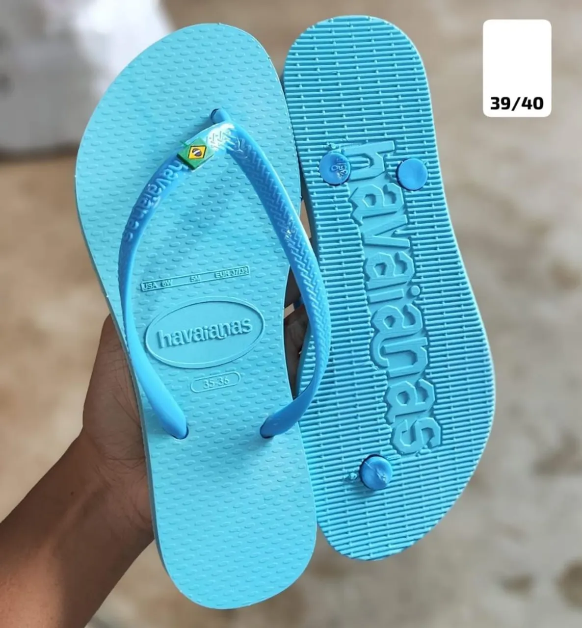 PROMOCAO 2 Havaianas 39/40