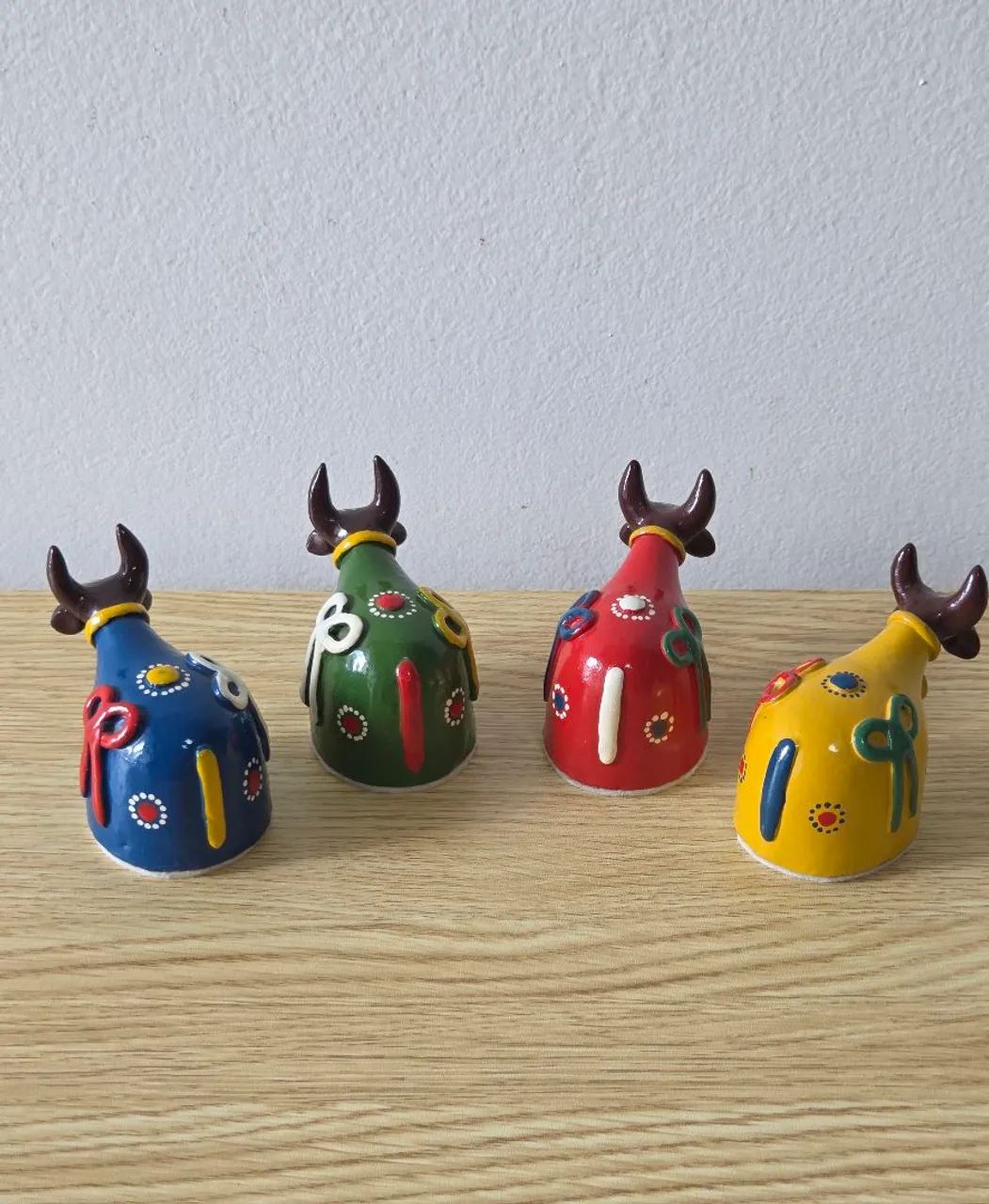 Conjunto Bumba Meu boi de cerâmica artesanal de Recife (PE) p/ decoração - Foto 3