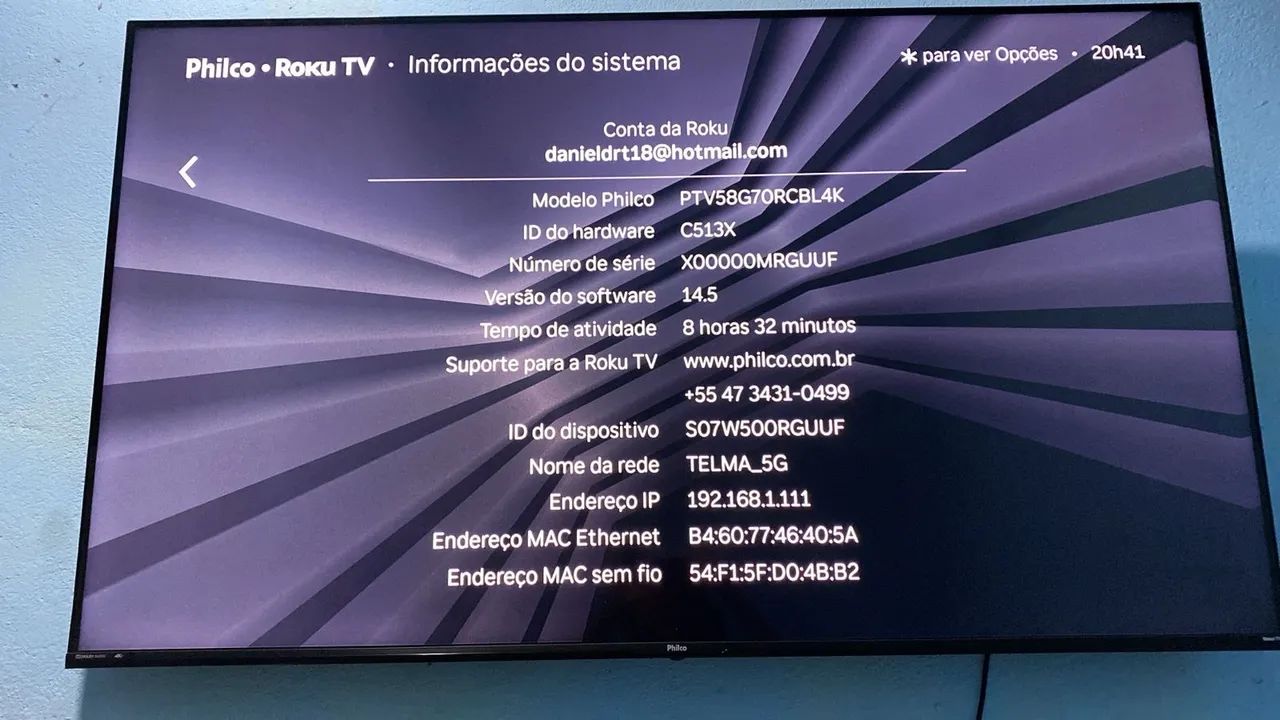 TV 58 Philco Roku Smart 4K 2023 Philco WIFI  - Foto 2