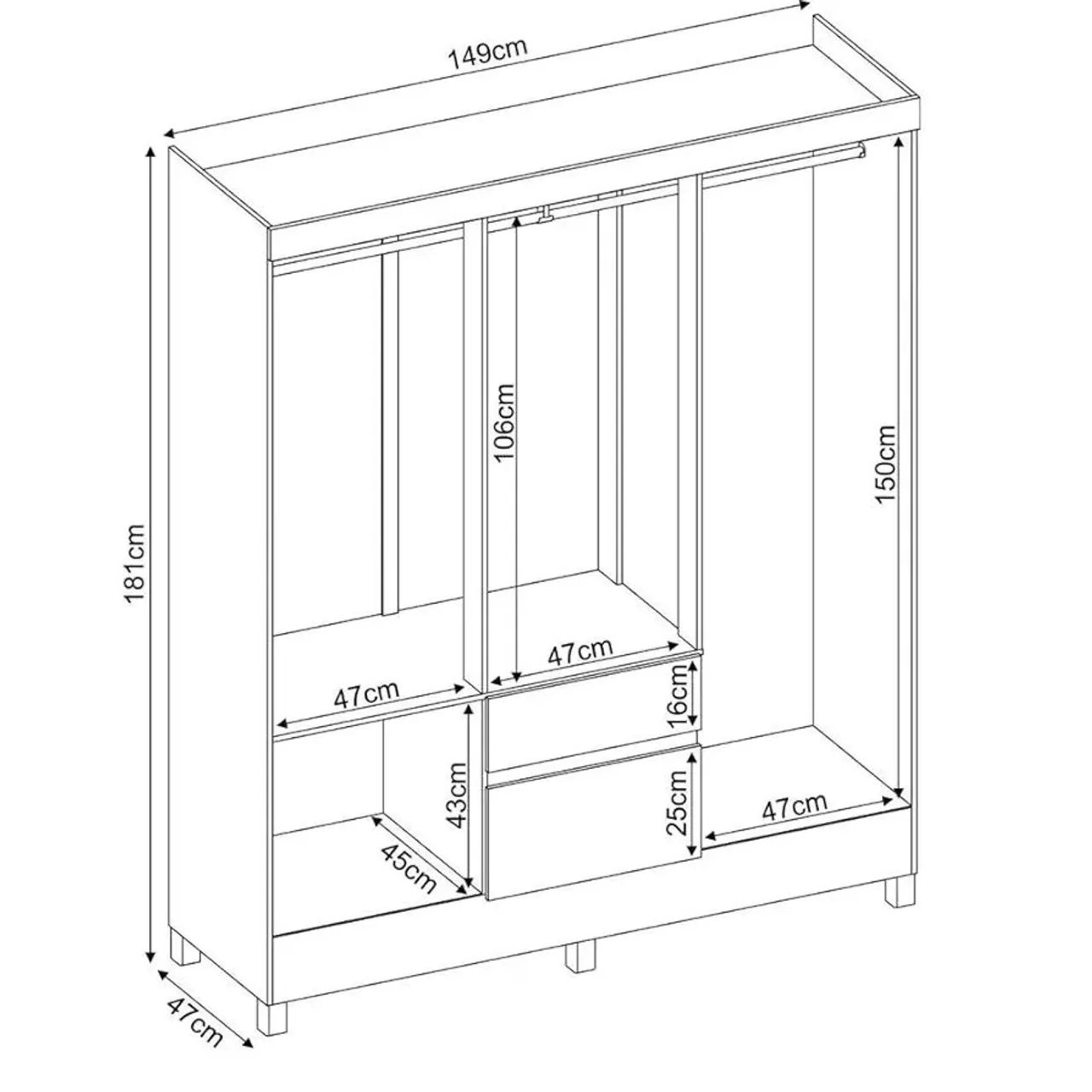 Guarda Roupa 6 Portas  - Foto 3
