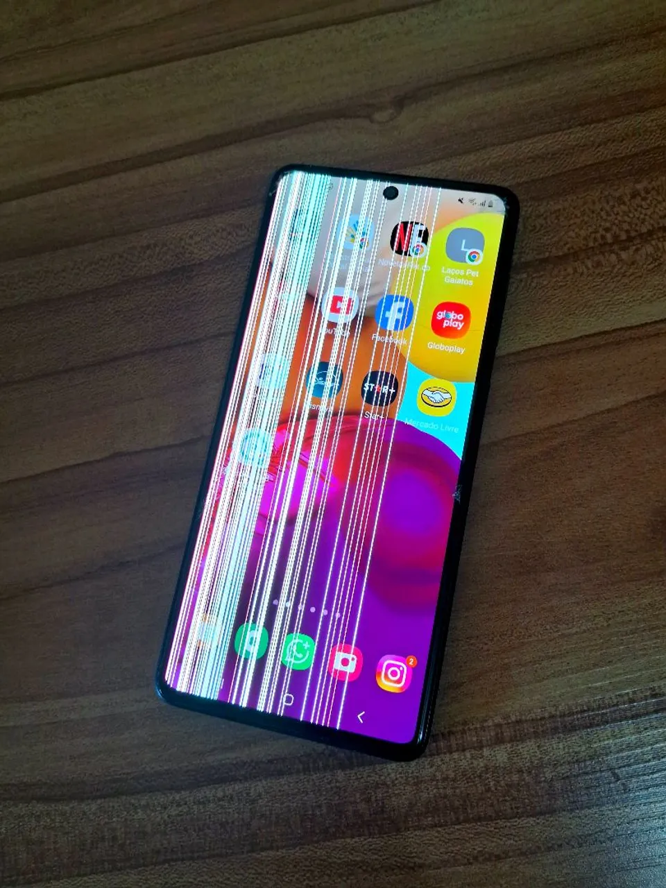 Celular Galaxy A71 com DEFEITO na tela