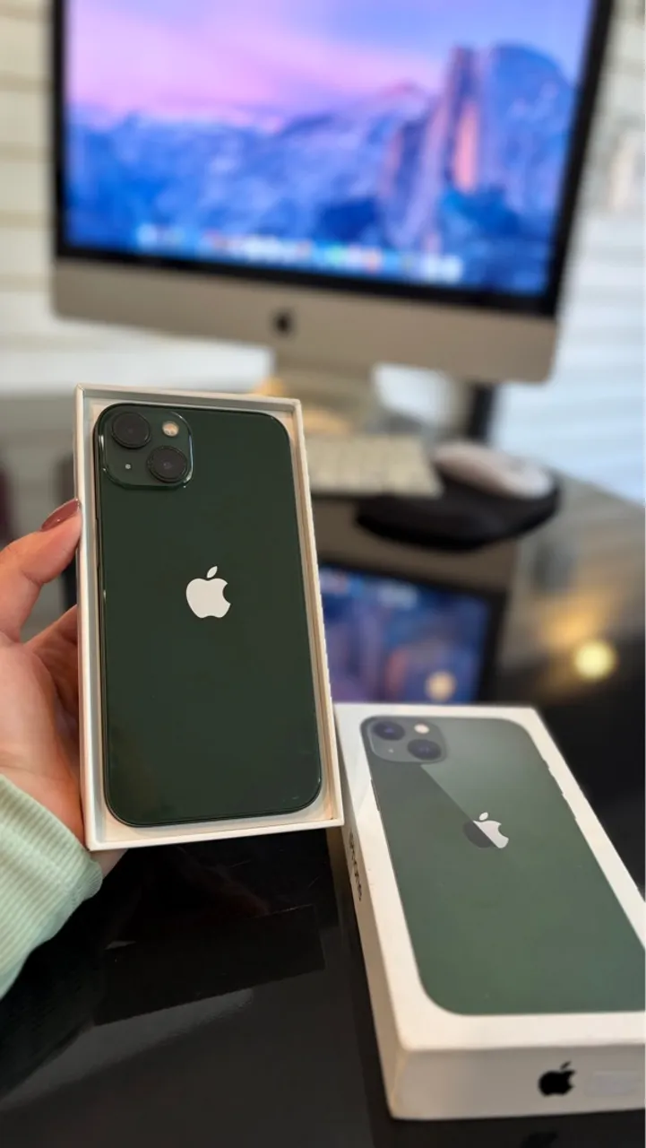 iPhone 13 Verde - 128GB - todo original