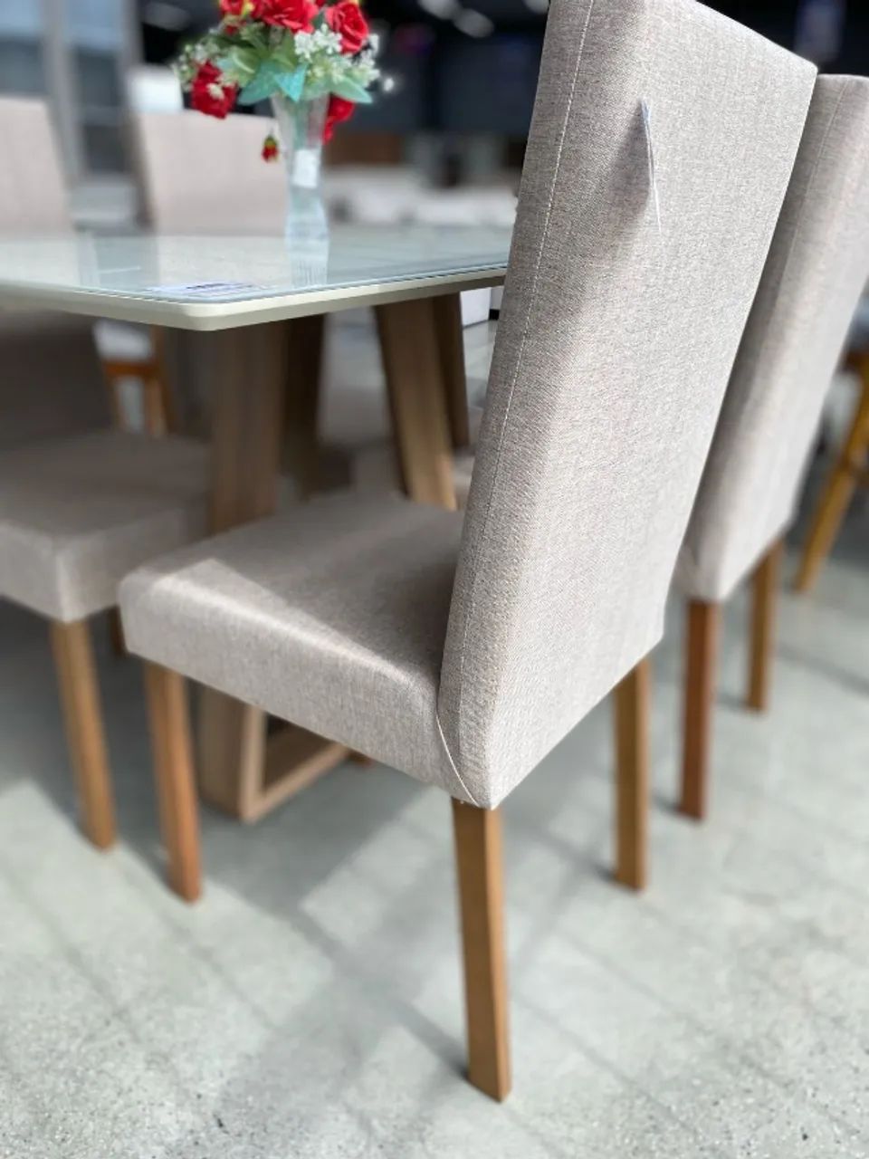 Mesa de jantar 4 cadeiras - Foto 3