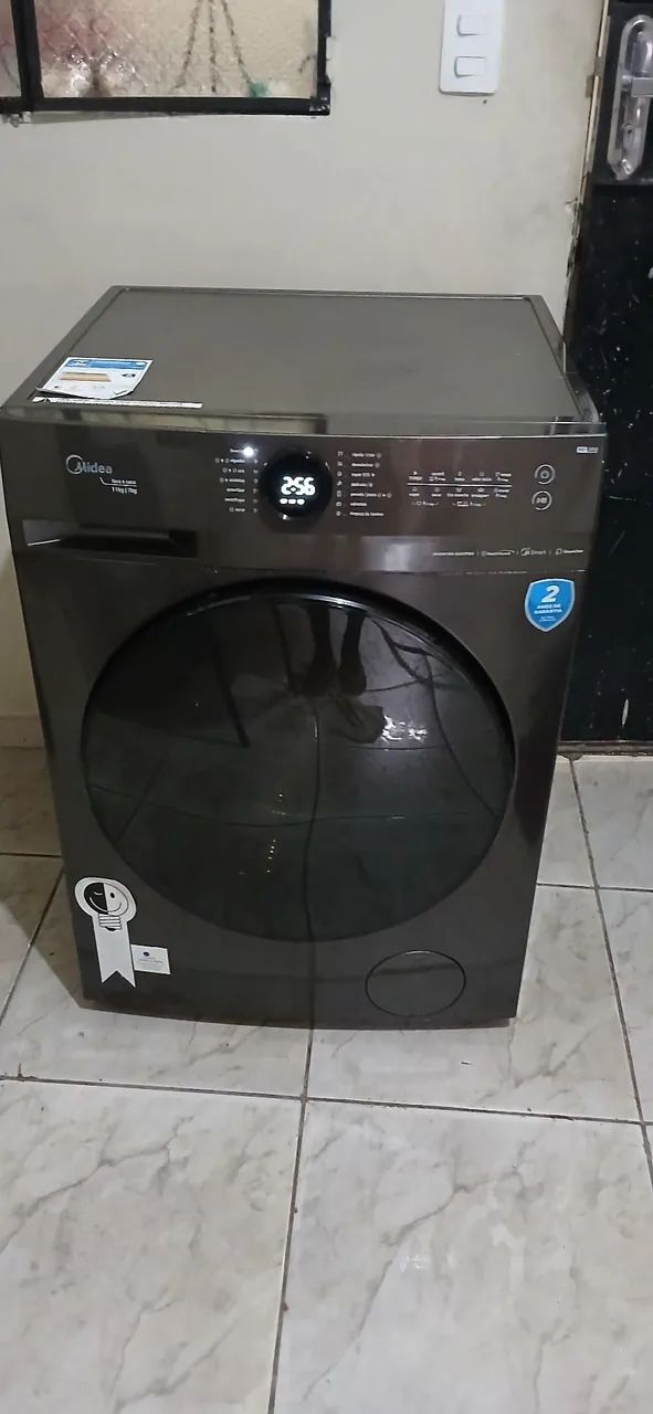 Máquina lava e seca inverter mideia 11kg 
