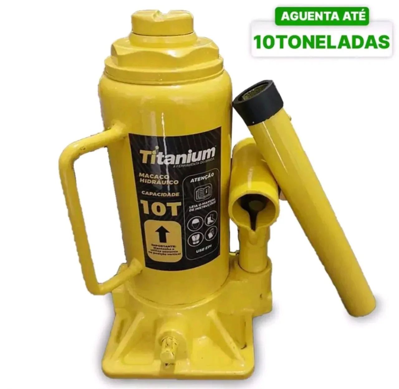 Macaco hidráulico Titanium 10 toneladas