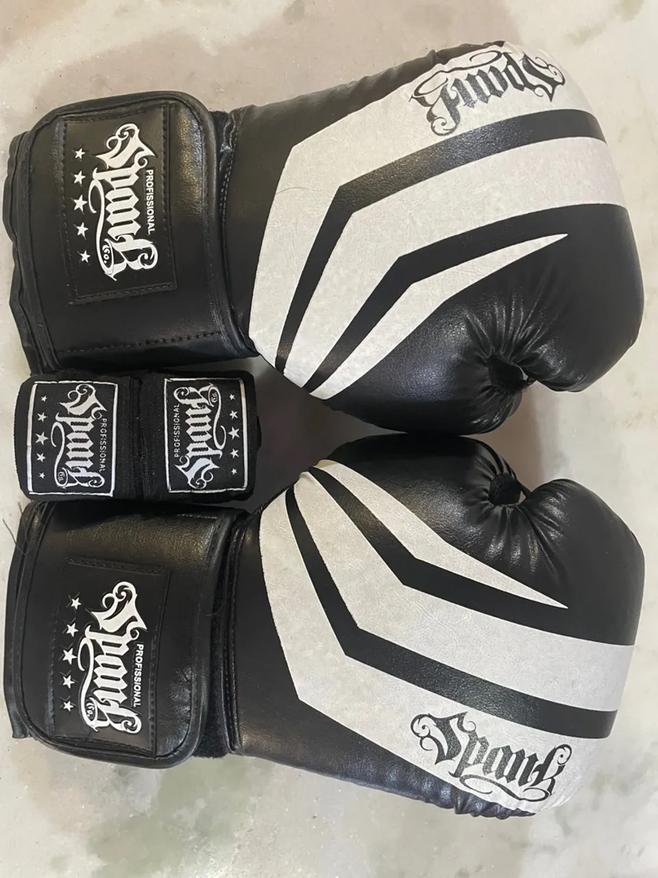 Luvas de Boxe Spank Profissional + Bandagens
