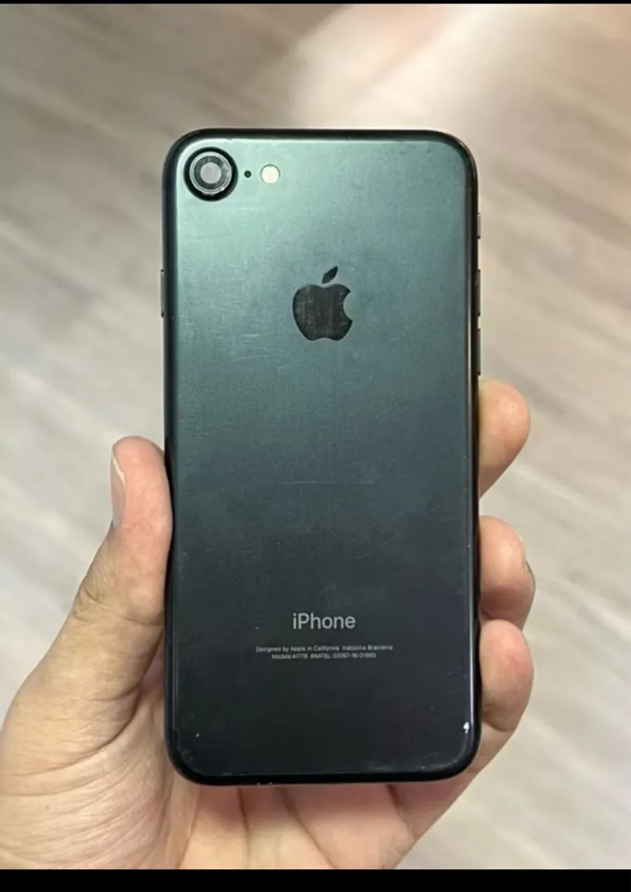 Carcaça iPhone 7 Preto Fosco