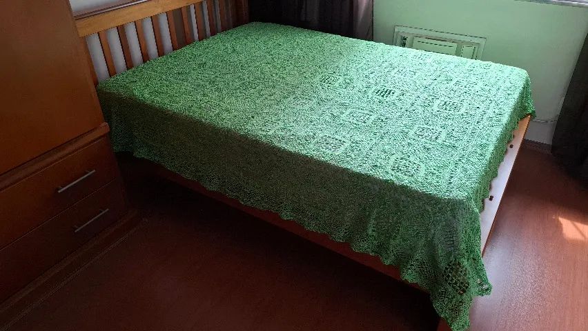Toalha ou Colcha de Bilro, Artesanal Feita à Mão.  Lindíssima! - Foto 2