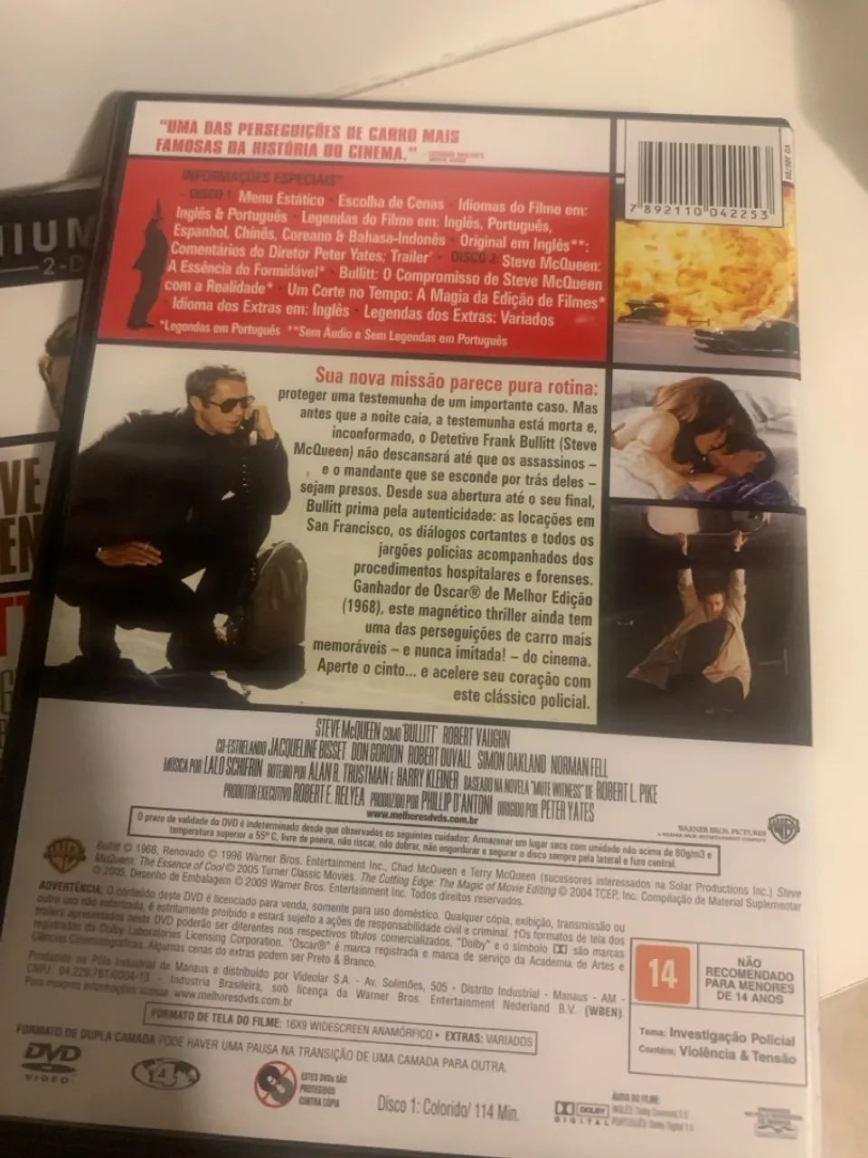 DVD Bullitt - Edição Especial - Steve McQueen - Foto 2