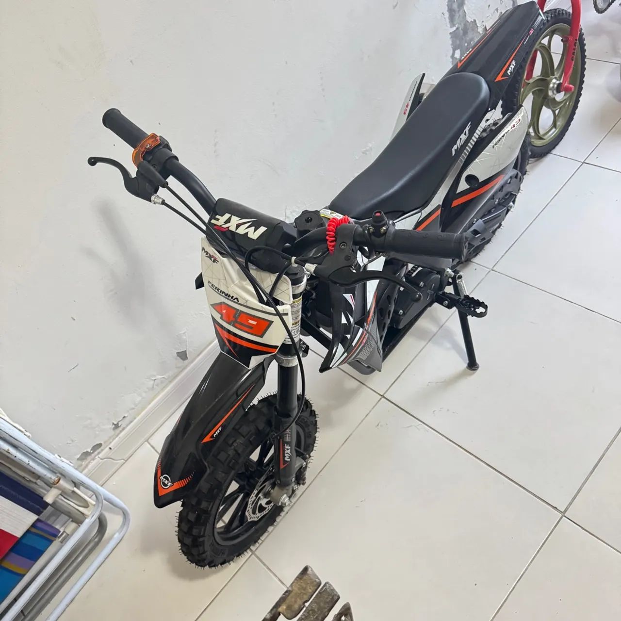 Motinha Trilha Infantil Motor 49cc Gasolina Original Mxf