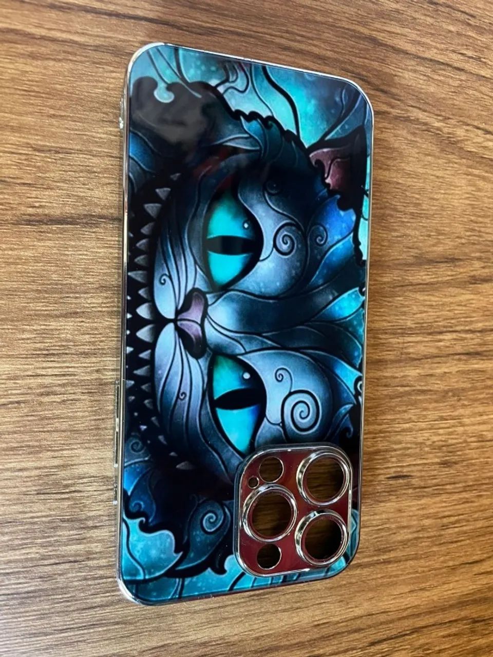 Capinha IPhone 15 pro max gato de chesire - Foto 5