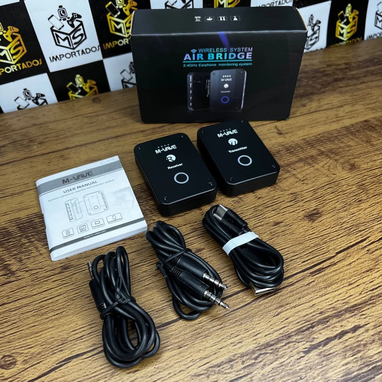 KIT MONITOR DE PALCO MVAVE TRANSMISSOR E RECEPTOR - Foto 5