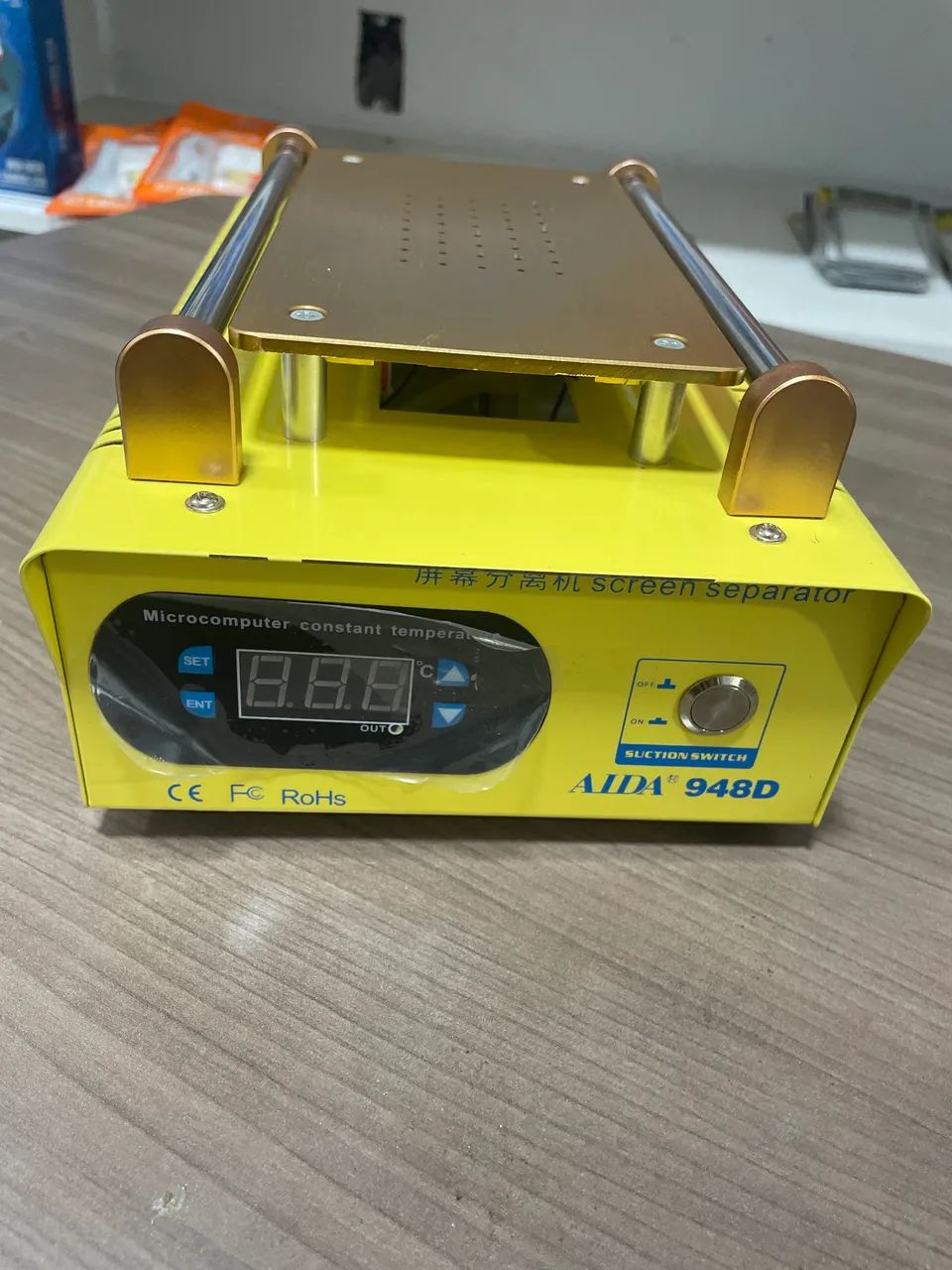 Separador 948D na cor amarelo 