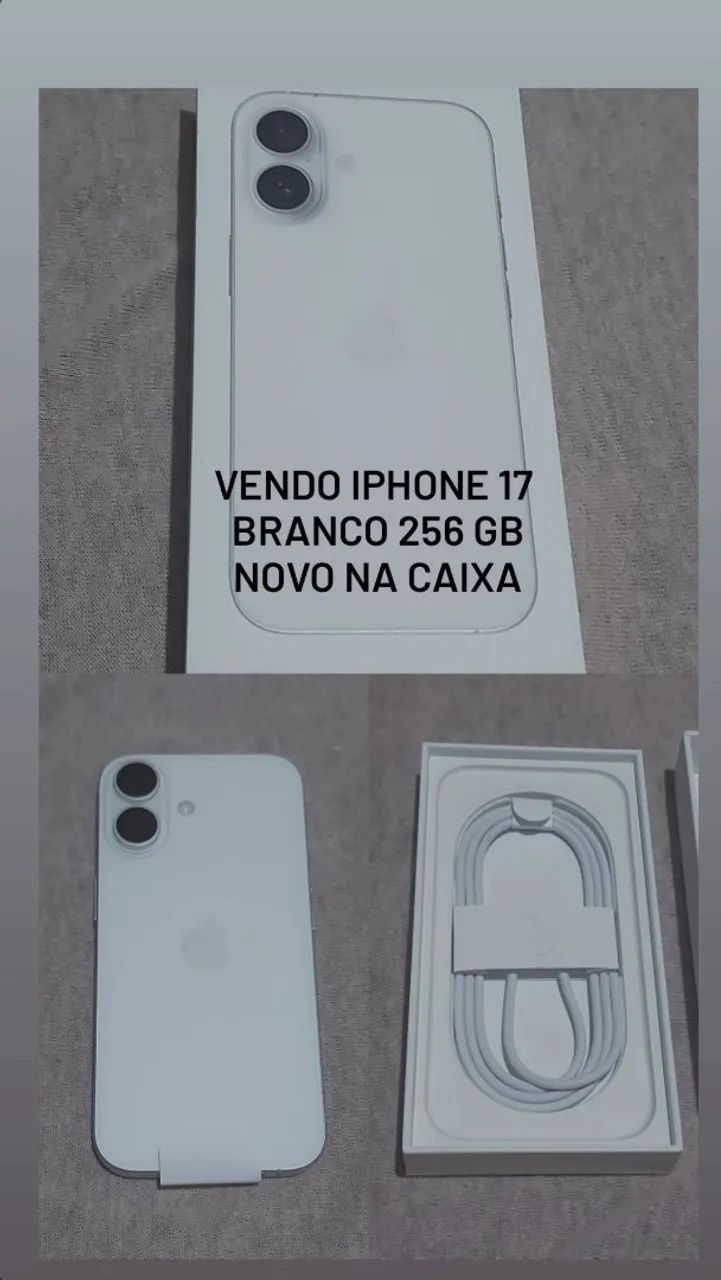 Iphone 17 Branco 256 GB - Celulares e Smartphones - Parque dos