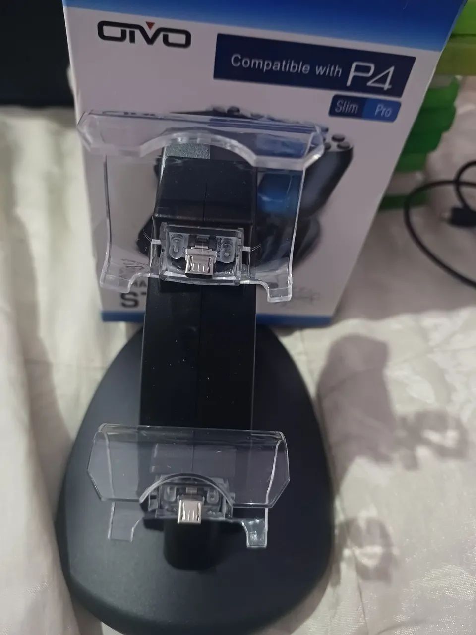 Dock Station para Controle PS4 Slim e Pro - Foto 2