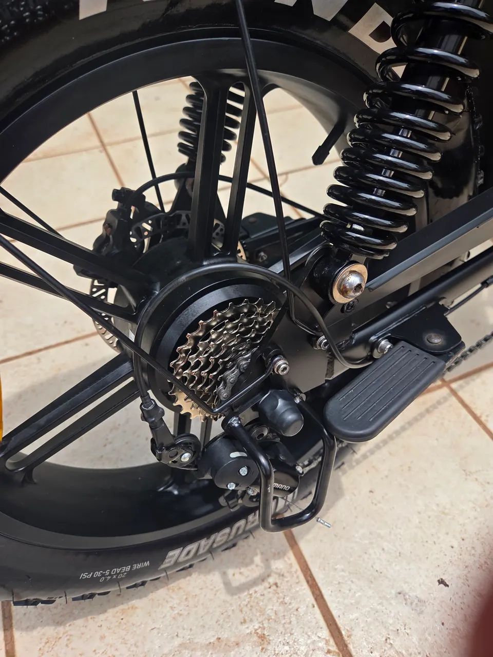 Bike elétrica Ouxi V8 Pro ? 600 km, revisada, top! - Foto 6