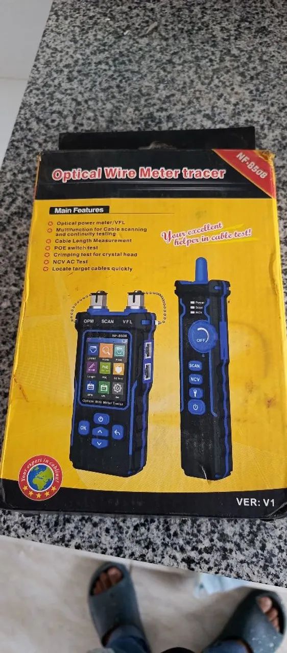 Scanner de manutenção em cabos de rede de internet  - Foto 2
