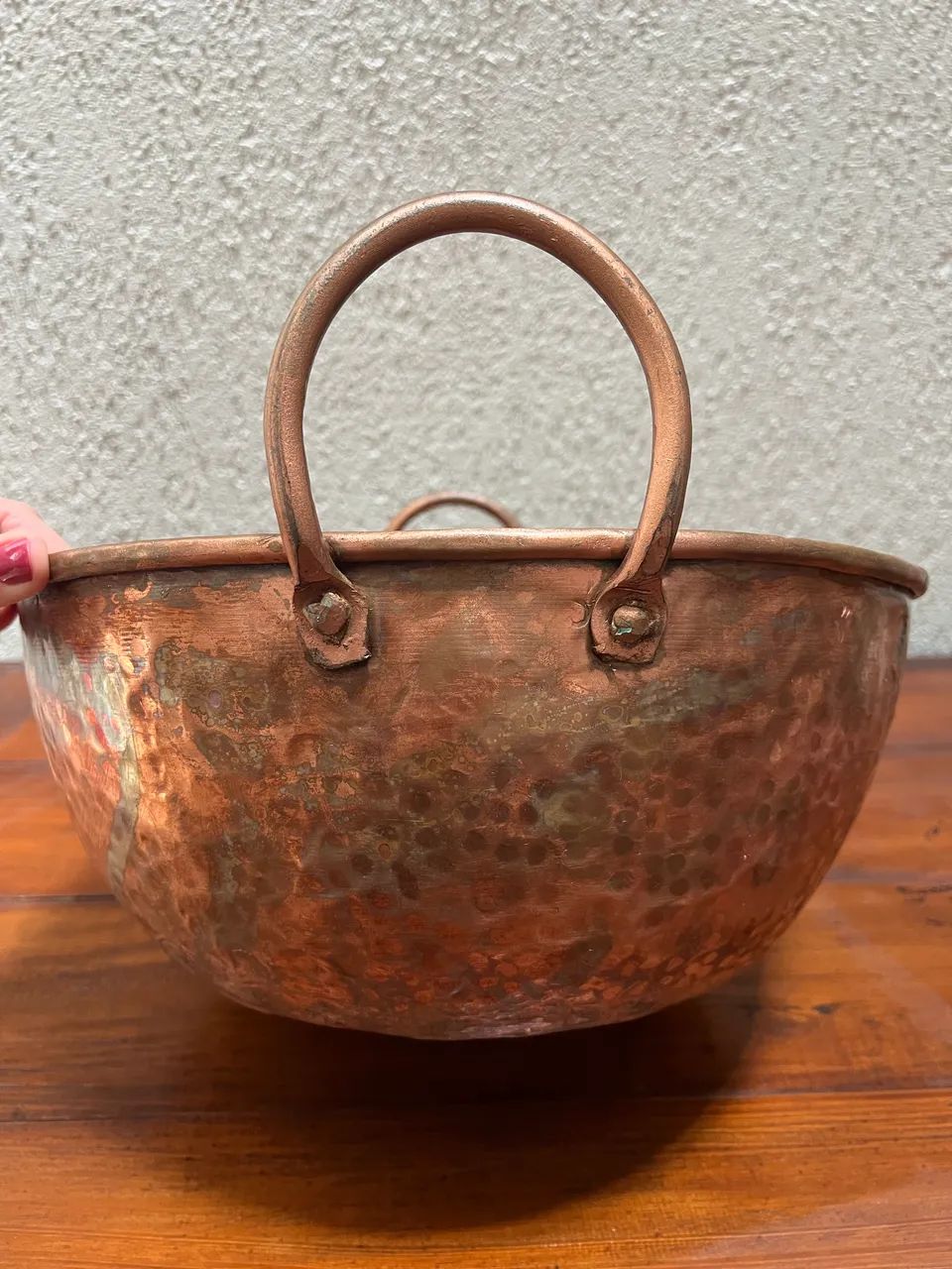 Tacho de cobre Antigo e Martelado - Foto 5