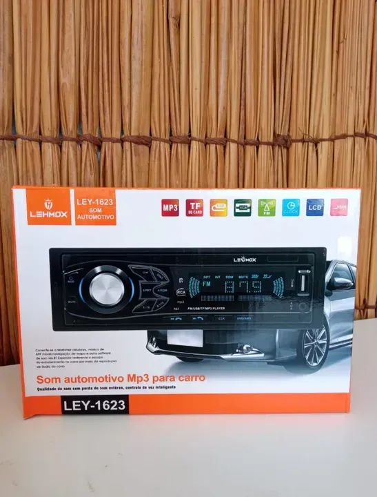 Som automotivo Toca cd c/Bluetooth e USB com entrada auxilar -Novo na caixa