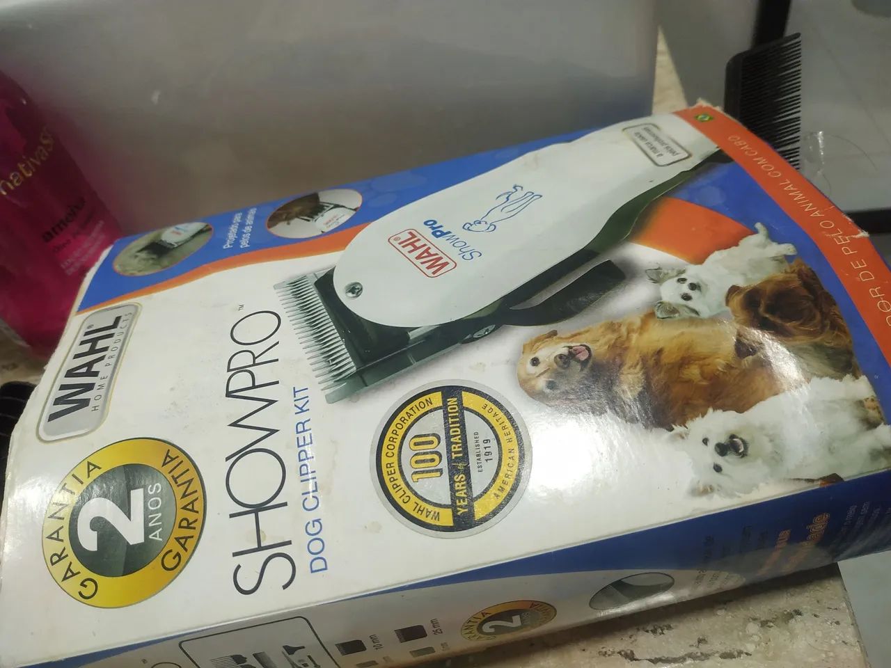 Máquina de Tosar Cortar Cabelo Wahl ShowPro para Cães