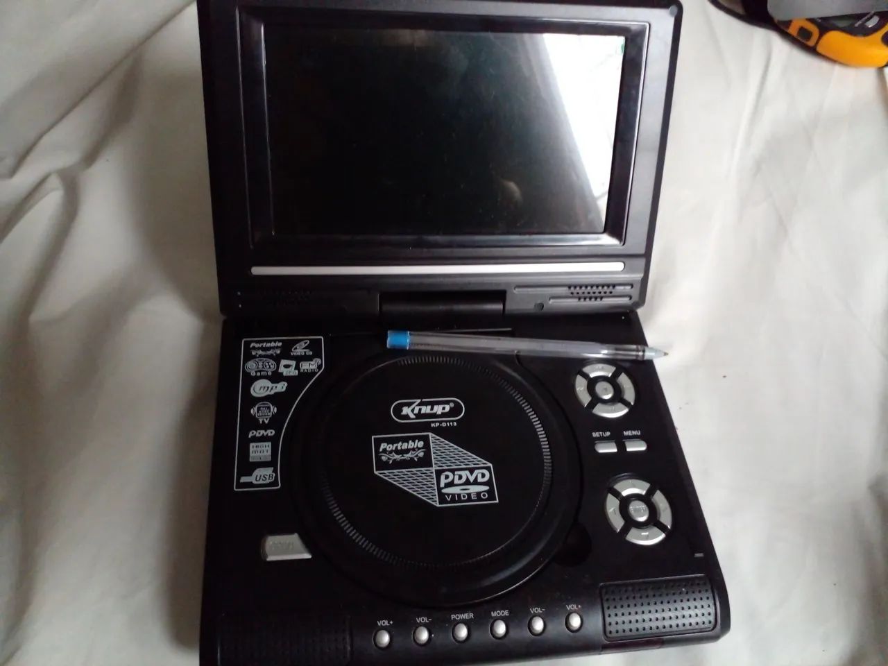 DVD Player Portátil Knup KP-0113